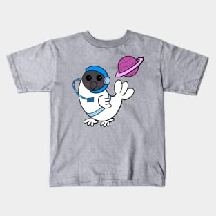 Chicken Astronaut Space Silly Graphic Kids T-Shirt